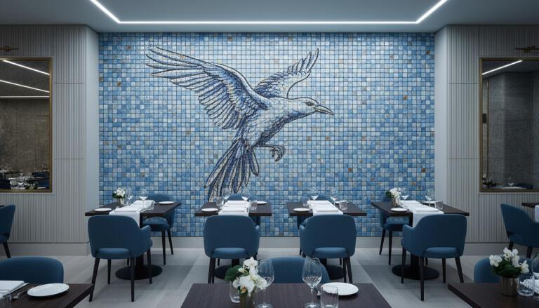 Mosaic Tile untuk Desain F&B: Kunci Estetika dan Durabilitas Restoran Modern