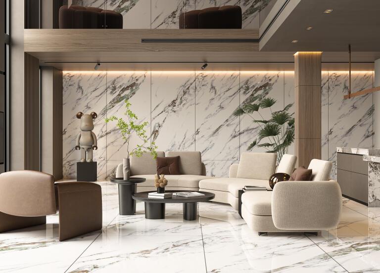 Sintered Stone Calacatta White